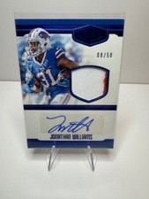 2016 Panini Plates/Patches Rookie Patch Auto Blue #6 Jonathan Williams 08/50