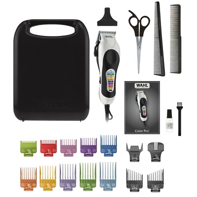 脱毛・除毛 Wahl Color Pro Color Pro® PLUS Easy Match Color Coded Haircutting Kit