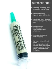 Diamond Polishing Lapping Paste 5,000 Grit 2-3 Micron (L) 10% Concentration 5 gr