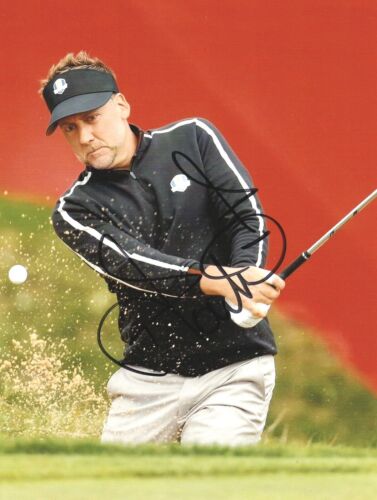 Ian Poulter Hand Signed 8x6 Inch Golf Photo - Picture 1 of 1