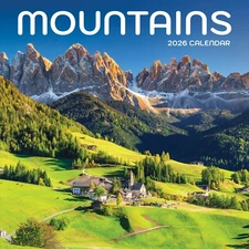 2026 Mountains Wall Calendar