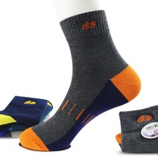 6 Pairs Autumn Winter Casual Sports Socks Sweat Wicking Breathable Cotton Socks