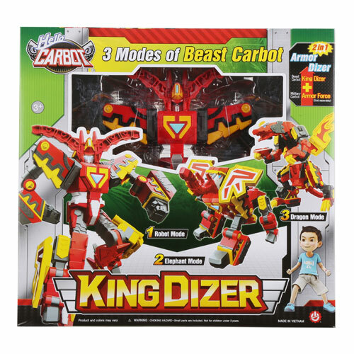 ホットトイズ　イワン・ドラゴ HELLO CARBOT KING DIZER TRANSFORMER ROBOT ENGLISH VER. DRAGON