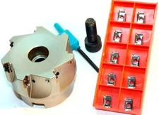 1x 90° cutter head D63-Z = 7 +10x APKT 1003PDFR- AL (K05-K20) for aluminium & non-ferrous metals