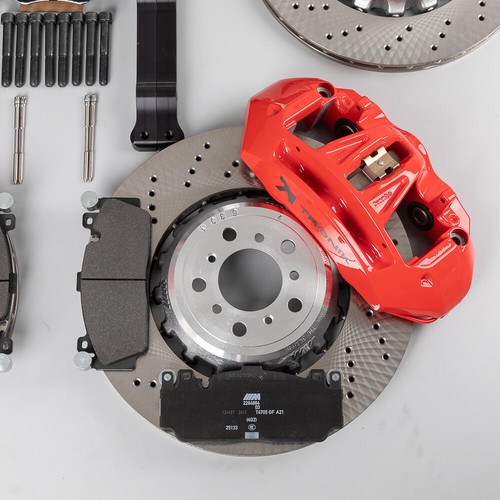 Full Big brake kit M5 F10, rotors, X5M Brembo for BMW X5 X6 F15 F16 RED - Picture 5 of 11