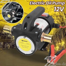 12V Elektrische Dieselpumpe Ölabsaugpumpe Heizölpumpe Kraftstoffpumpe 50 L/min