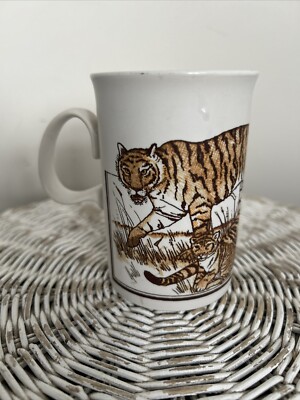 Dunoon Made In Scotland Vintage 80 s Kaffeebecher. Tiger. MR19042