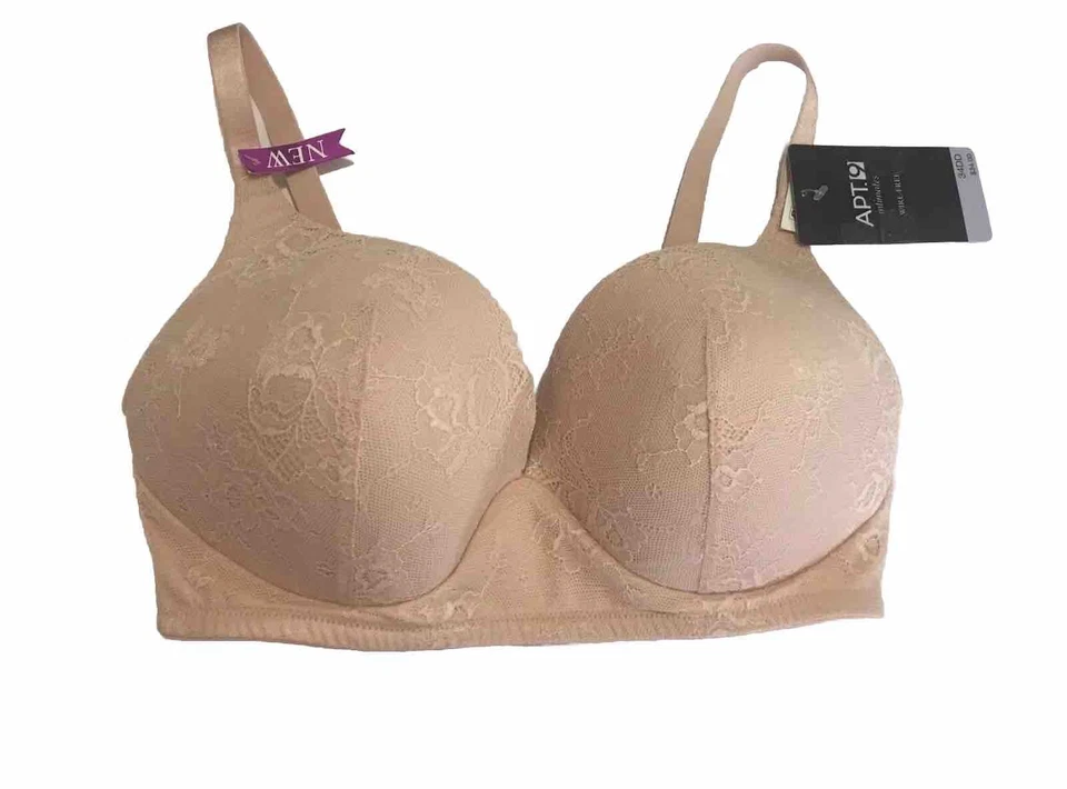 Apt.9 Bra Wirefree Contour Lounge Bralette Blush Nude ZA71B444Z Sz.36B,36D,38D - Image 4 of 4