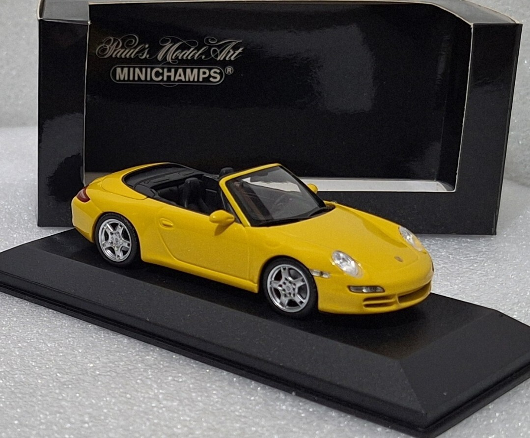 Porsche 911 997 Carrera S Cabriolet 2005 Yellow 1:43