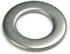 Stainless Steel Flat Washer Series 9C416, 1/4 ID x .500 OD x 1/16 THK, Qty 250