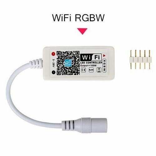 Mini 12V RGBW/RGB WiFi/ BT-compatible LED Controller 24Key Remote For LED Strip - Picture 13 of 17