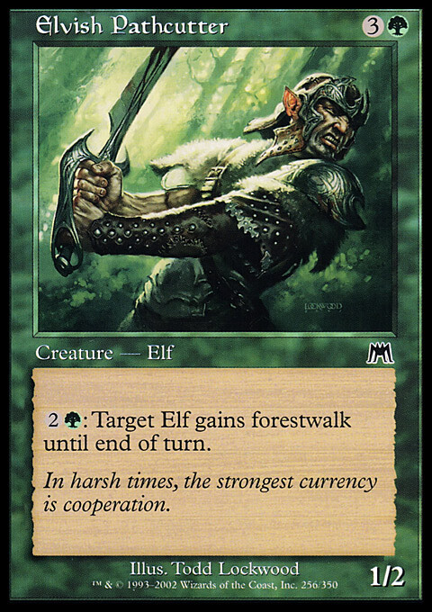 Magic the Gathering MTG Elvish Pathcutter (256) Onslaught   LP