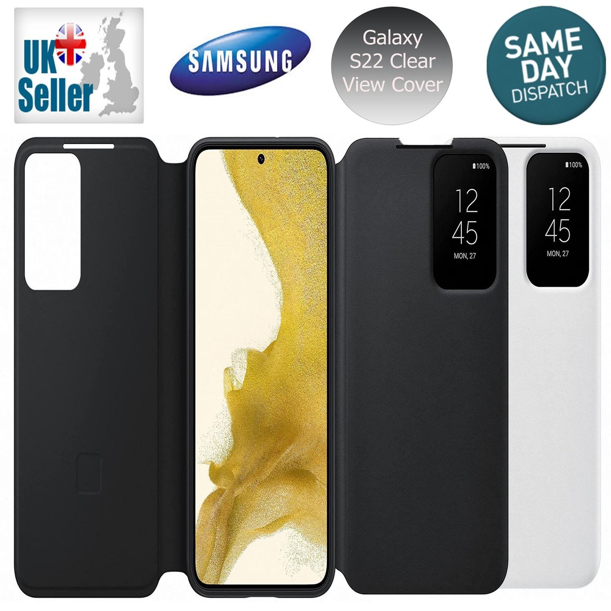 Samsung Galaxy Clear View Cover for S22/S22 Plus/S22 Ultra