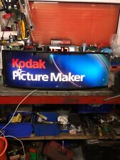 Vintage All Kodak PictureMaker light up sign very rare genuine barn find