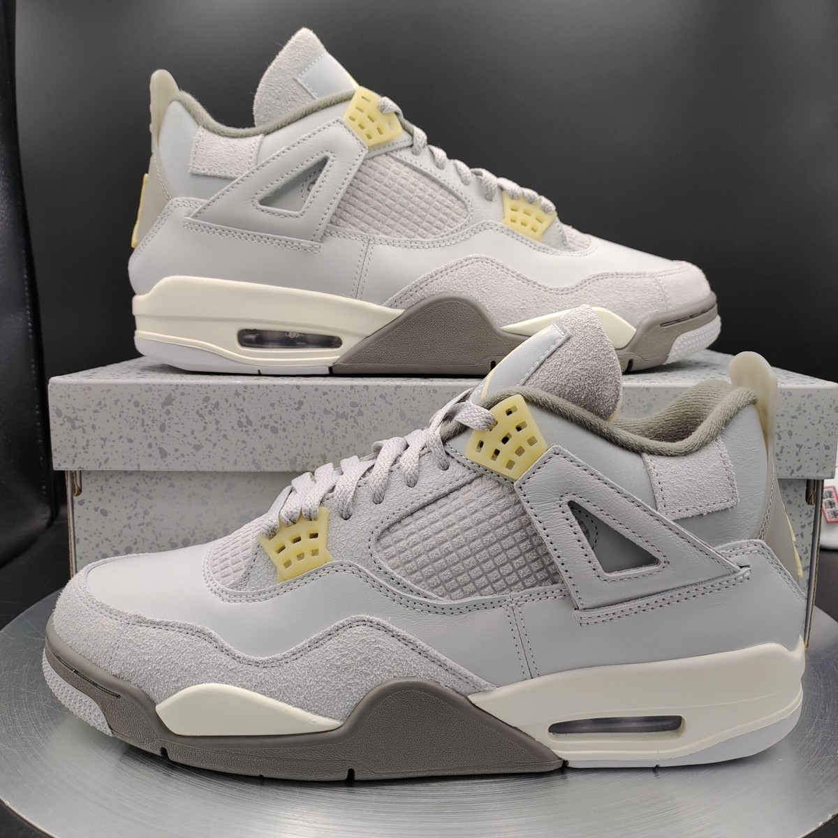 シューズ(男性用) nike air jordan4 Nike Air Jordan 4 Retro SE Craft 'Photon Dust' Men's Size 11