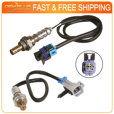 2Pcs Upstream & Downstream O2 Oxygen Sensor For Chevrolet Cobalt HHR 2.2L 2.4L
