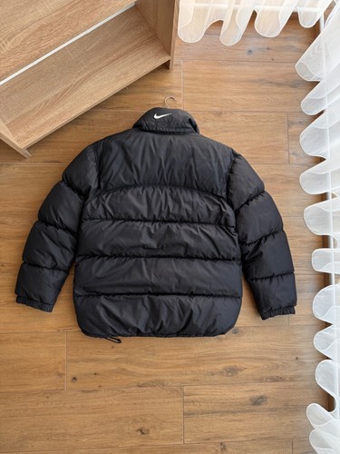 VTG Nike Black Aviation Streetwear Puffer Jacket - Picture 11 of 13