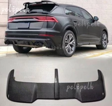 Carbon Fiber Rear Trunk Lip Roof Spoiler Wing 1PCS For Audi Q8 SQ8 2019-2026