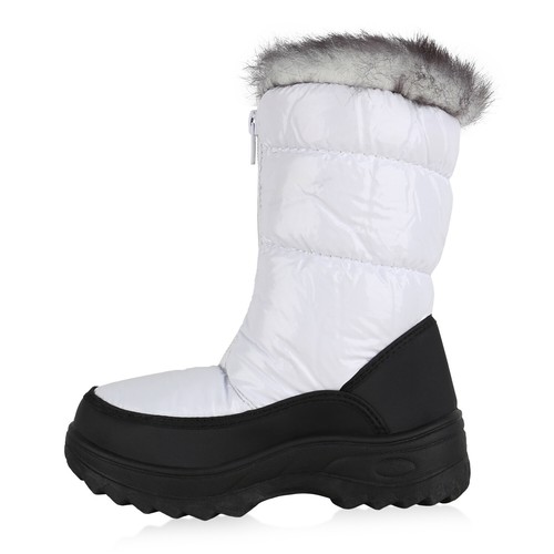 Kinder Warm Gefütterte Winter Boots Bequeme Stiefel Schuhe 836183 Trendy Neu - Bild 9 von 29