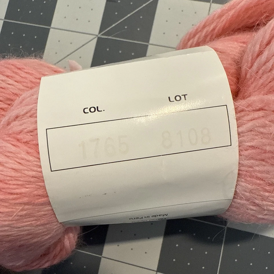 Shibui Knits Baby Alpaca DK Color 1765 Lote 8108 Rosa Descatalogado 255yds Foto 4 de 4