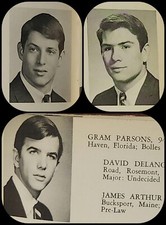 Gram Parsons * Tommy Lee Jones * Al Gore College Yearbook  1960s 