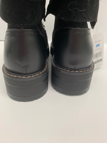 NEW! Time & Tru Women’s Boots Choose Size & Color Brown Black Combat Faux Fur - Picture 21 of 35