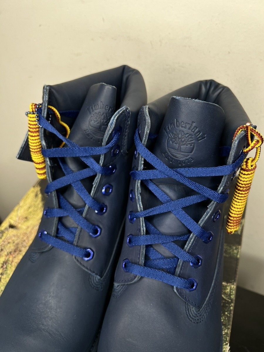 Timberland Beeline x BBC Pharrell Blue Leather Boots Supreme Timberland Beeline x BBC Pharrell Blue Leather Boots Supreme