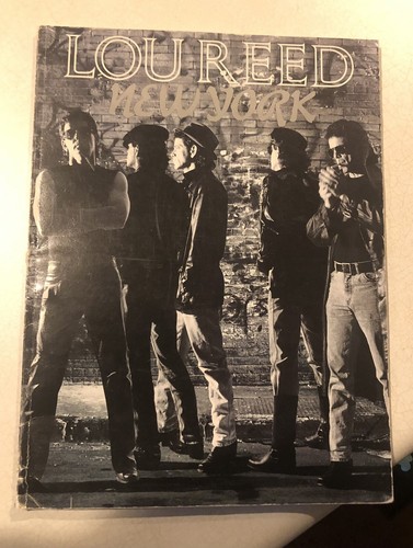 Lou Reed Sheet Music Book *RARE* 1989 New York