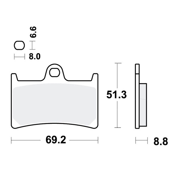 TRW TRQ BremsbeläGe Passend Vorn FüR Yamaha XV 1900 Midnight Bj. 2006-2010-image
