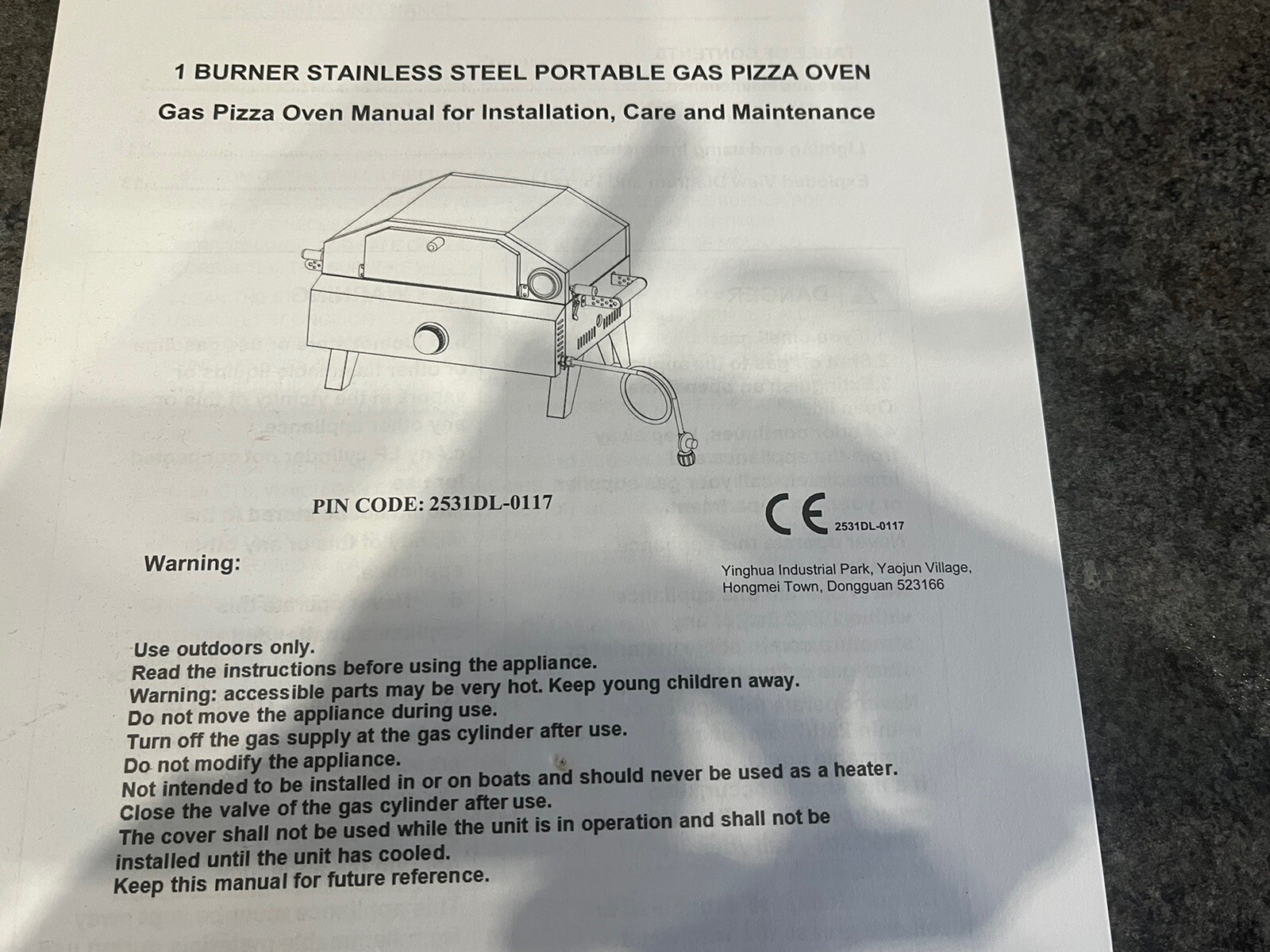 NEW! Portable Gas Pizza Oven eBay