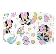 1.5 INCH Minnie Mermaid GROSGRAIN RIBBON Hair Bow Supplies 1239559