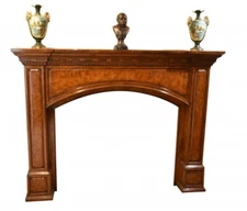 Regency Fire Surround Fireplace Walnut Mantle