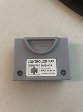 N64 Controller Pak NUS-004 OEM Official Nintendo 64 Memory Card - Tested  Works