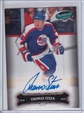 2006-07 Parkhurst Autographs #123 Thomas Steen - Winnipeg Jets - SET BREAK