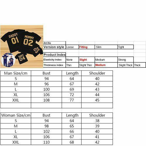 Couple T-Shirt DADDY MOMMY KID BABY Love Matching Shirts Family Clothes Tee Tops - Picture 3 of 11