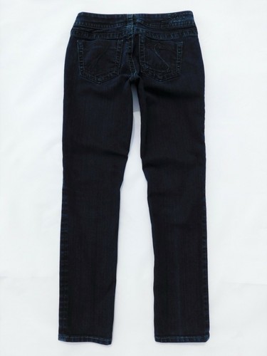 Silver Brand Suki Skinny Jeans Size W28 L31 Dark Blue Wash Thick Stitch Pocket - 第 2/5 張圖片