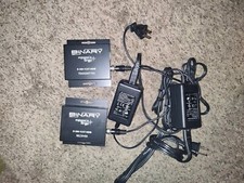 BINARY B-200-1CAT-HDIR TRANSMITTERW/ RECEIVER W/ POWER SUPPLIES