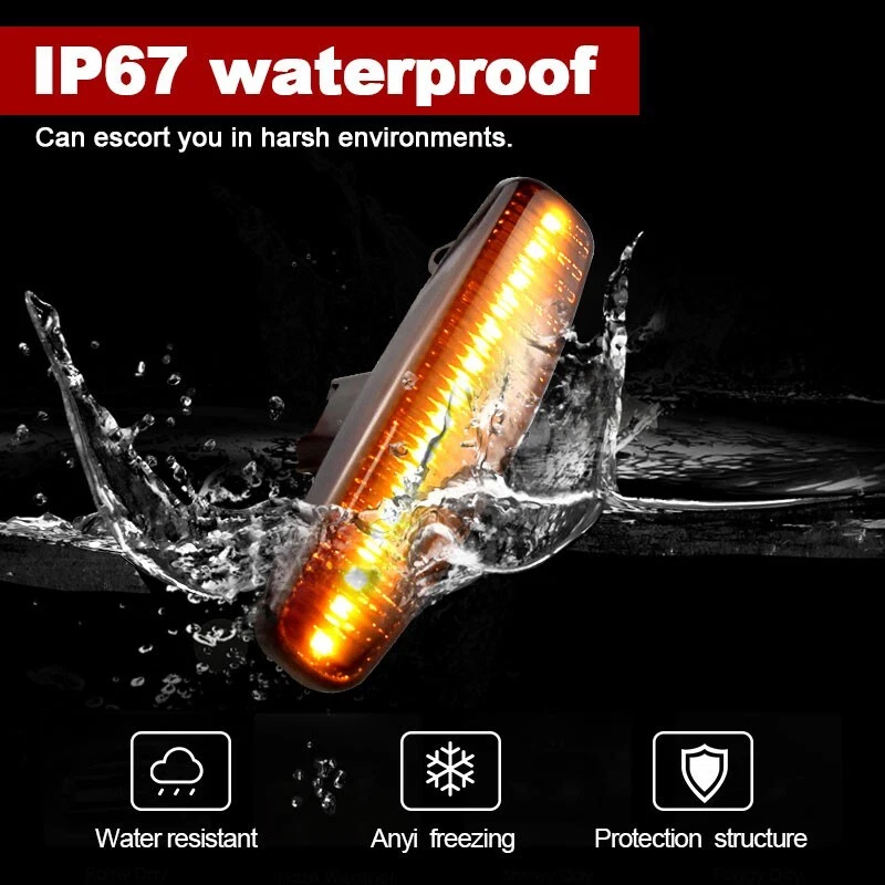 Luces LED laterales de lente negra para Nissan Pathfinder Infiniti M35 M45 G35 G37 Foto 2 de 4