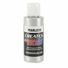 Createx Airbrush Paint, Pearl Silver, 2 oz