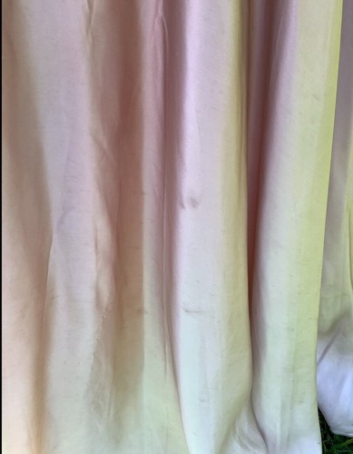 Vintage 1940/50s Oyster Peach Satin Beaded Ball/Evening Gown. - Picture 18 of 19