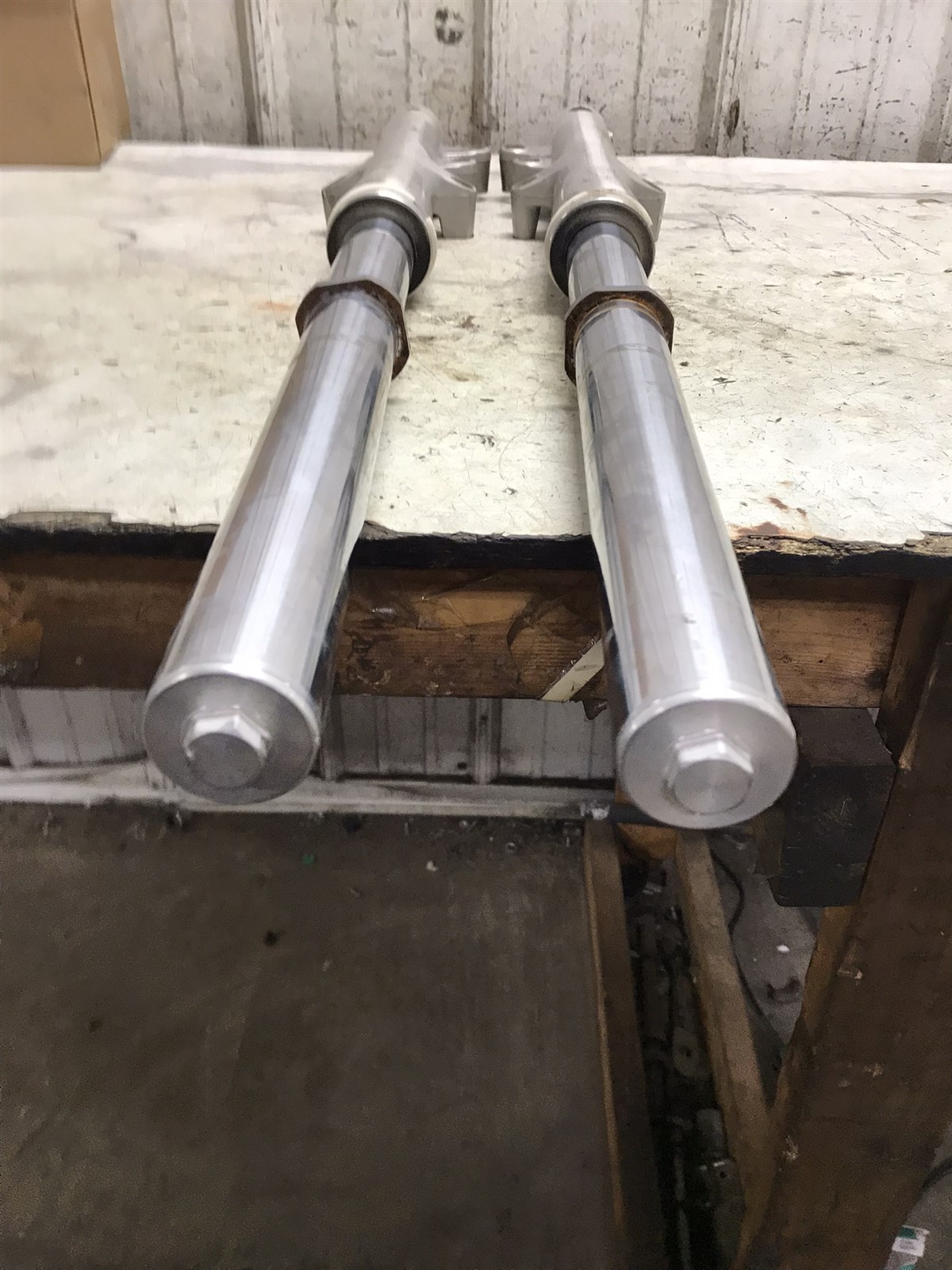 05 Suzuki VL 1500 VL1500 C90 Boulevard front forks fork tubes shocks right left
