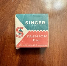 #21 Singer Top Hat Fashion Disc Cam Sewing Chevron 403 401 500 503 600 603 # 21