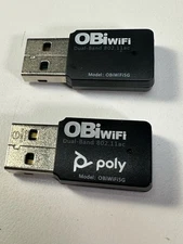 VOIP Wireless Phone Adapters Obiwifi5G - Lot of 2 Polycom FREE SHIPPING WIFI
