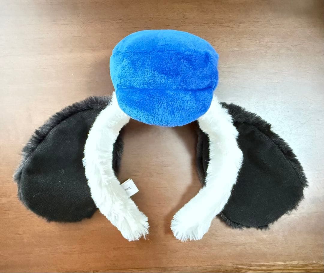 USJ Snoopy Olaf Ears Headband Character Costume Blue Black White