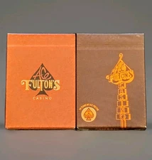 Ace Fulton's 10 Year Anniversary Tobacco Brown Playing Card Deck Limited Set 