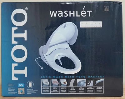 New TOTO Washlet Elongated Bidet Seat SoftClose Lid T1SW2491#01 Remote Control