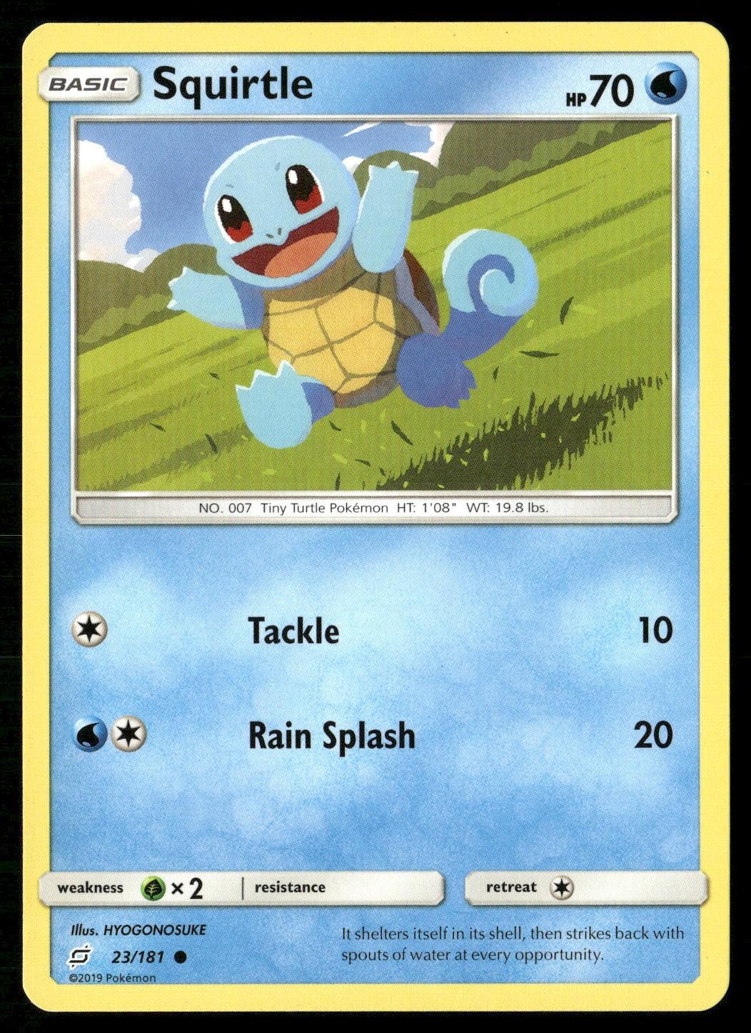 Squirtle 23/181 Common Team Up Pokemon Lightly Played
