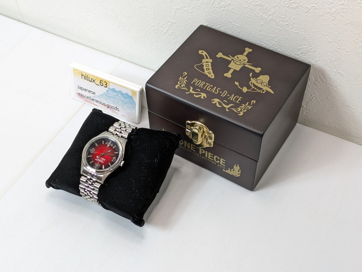 ONE PIECE official Watch Fire Fist Ace Flame Memory Limited