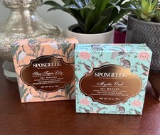 Spongelle Body Wash Sponge Infused Buffer Lot of 2STAR TIGER LILY  MYSTIC OUD
