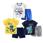 Toddler Baby Boy Clothes for 2t 3t Boys Cute Summer Short Sleeve T-Shirt Tops.